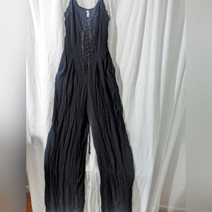 XHILARATION black/lace jumpsuit